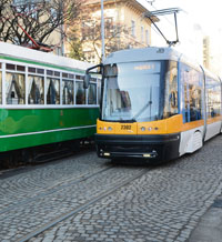 Новите трамваи тръгнаха в София