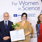 Д-р инж. Димитрия Михайлова по време на церемонията на „Жените в науката“ за 2024 г.