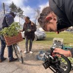 По време на снимките