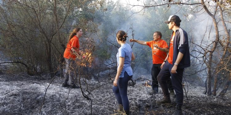 Снимка на броя: Студенти на помощ